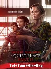 A Quiet Place Part II (2021) BluRay  Telugu + Tamil + Hindi Full Movie Watch Online Free