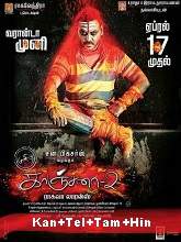 Kanchana 2 (2015) HDRip  [Kannada + Telugu + Tamil + Hindi] Full Movie Watch Online Free