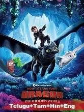 How to Train Your Dragon 3 (2019) BluRay  [Telugu + Tamil + Hindi + Eng] Dubbed Full Movie Watch Online Free